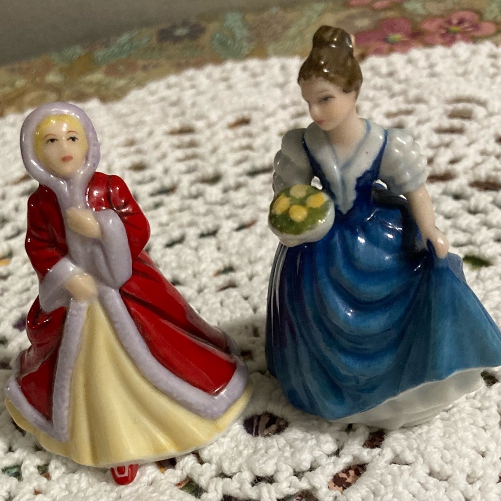 Royal Doulton RACHEL & HELEN Mini Figurines